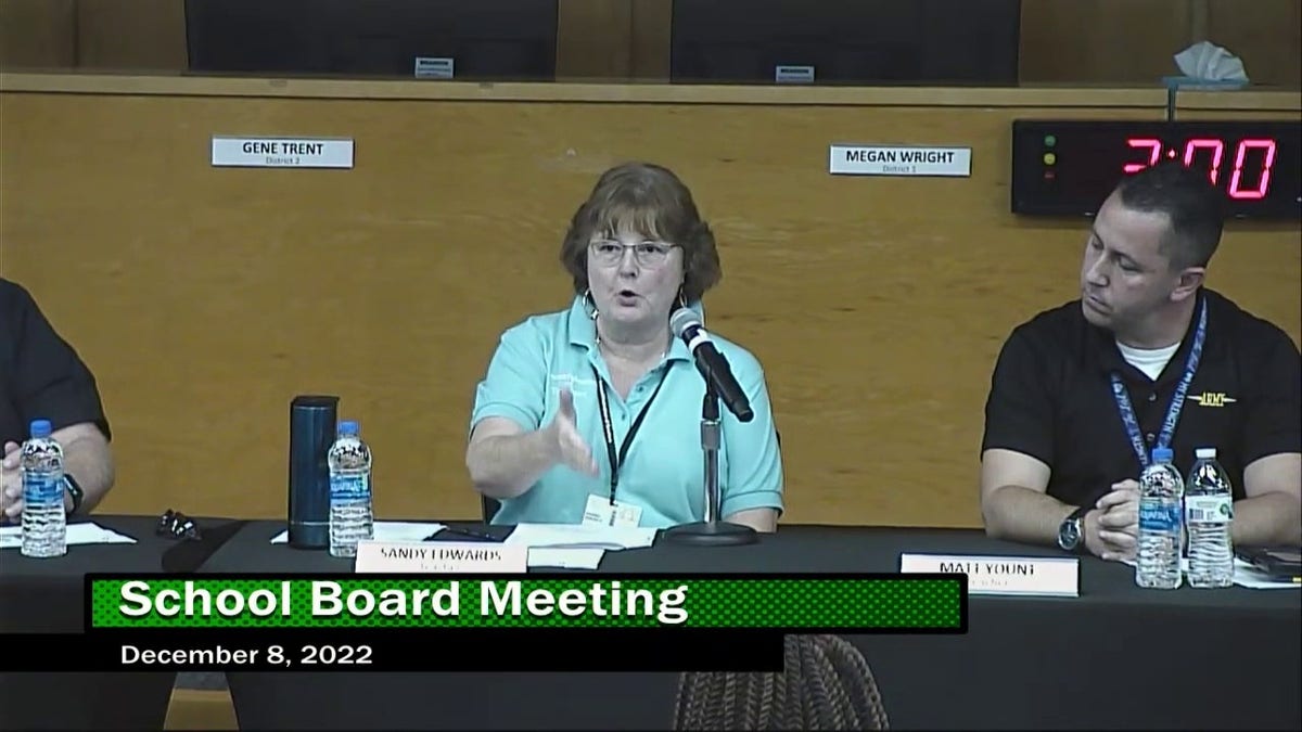 Brevard County, Florida school board meeting on student behavior