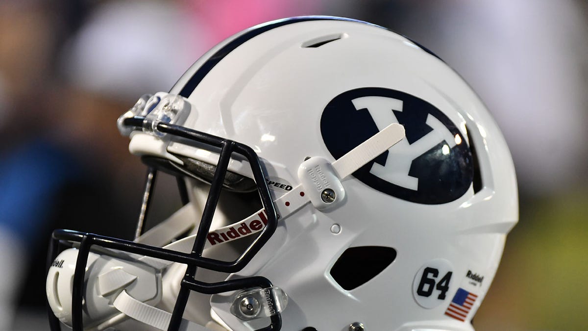 BYU helmet