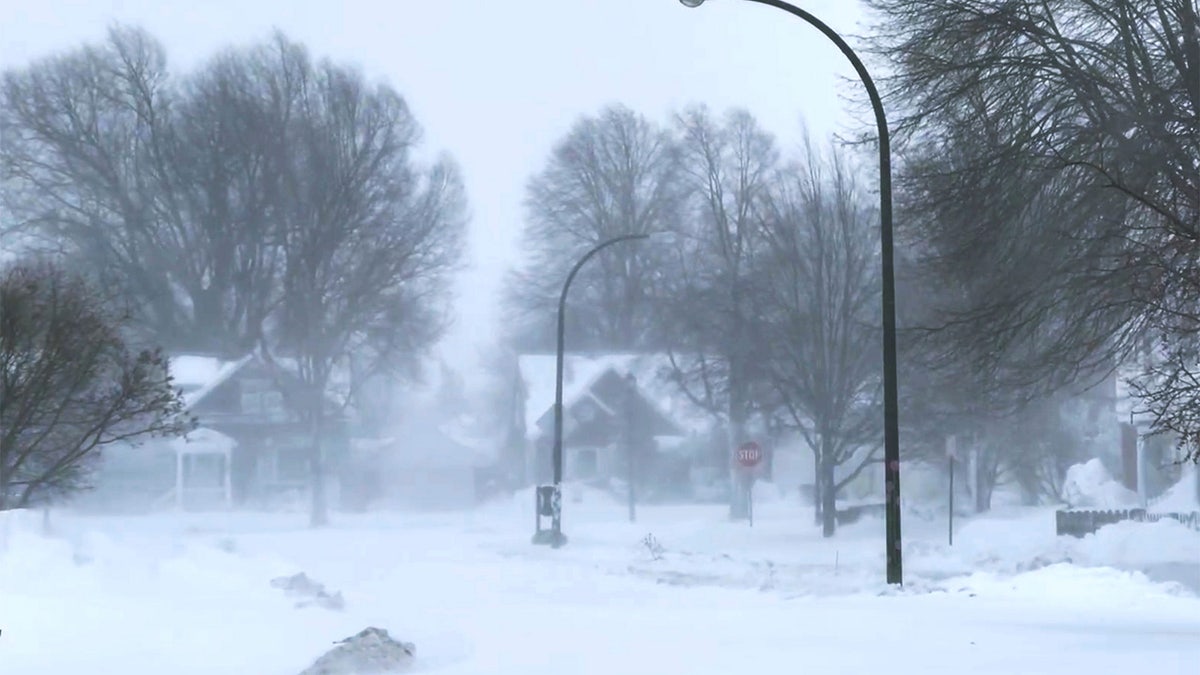 Blizzard in Buffalo, New York