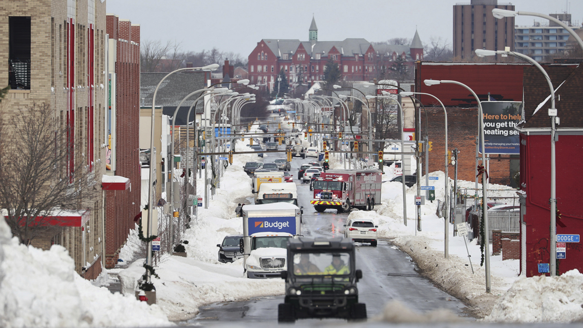 Buffalo New York snow storm aftermath