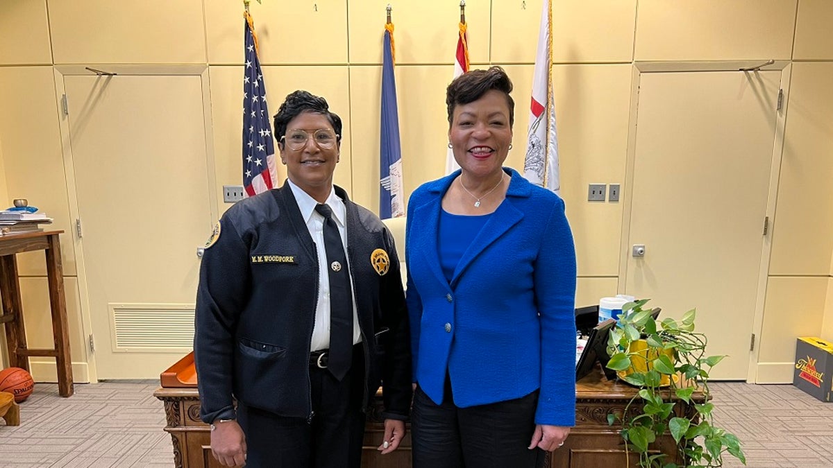 New Orleans Mayor LaToya Cantrell and police chief