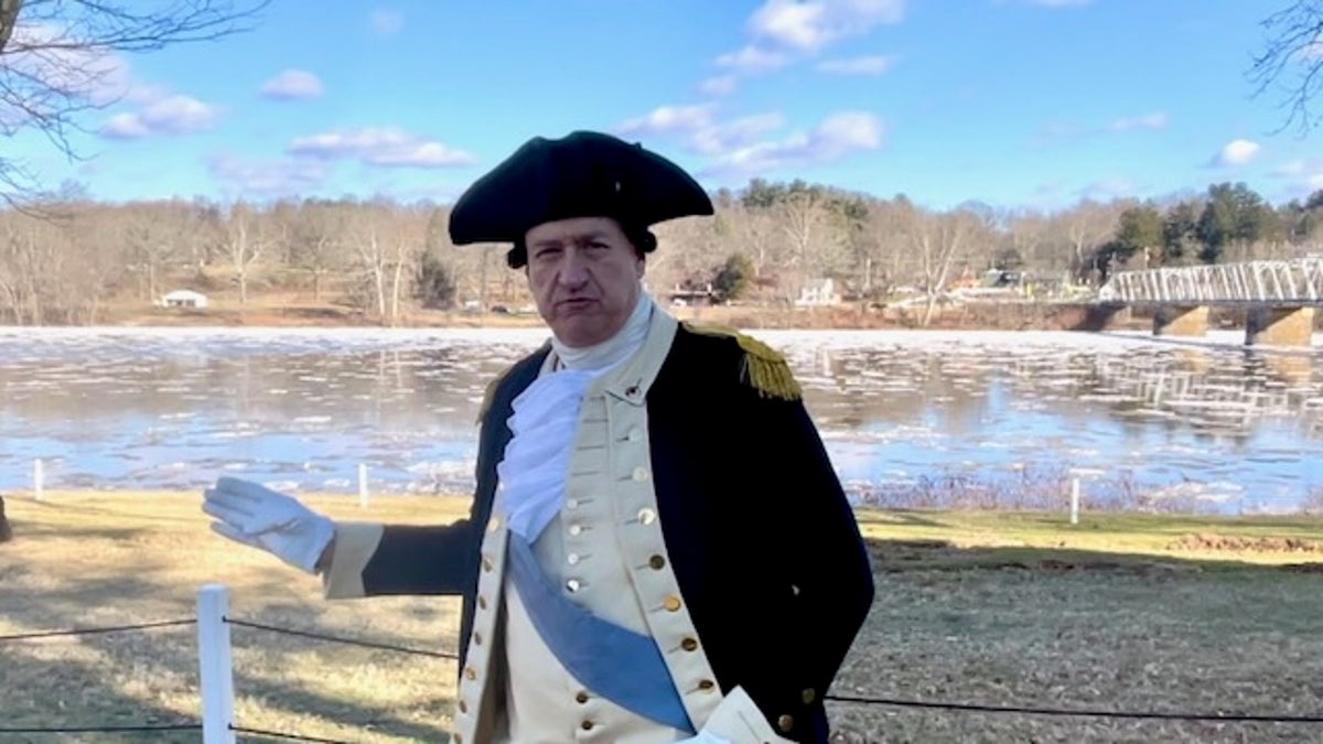 George Washington re-enactor