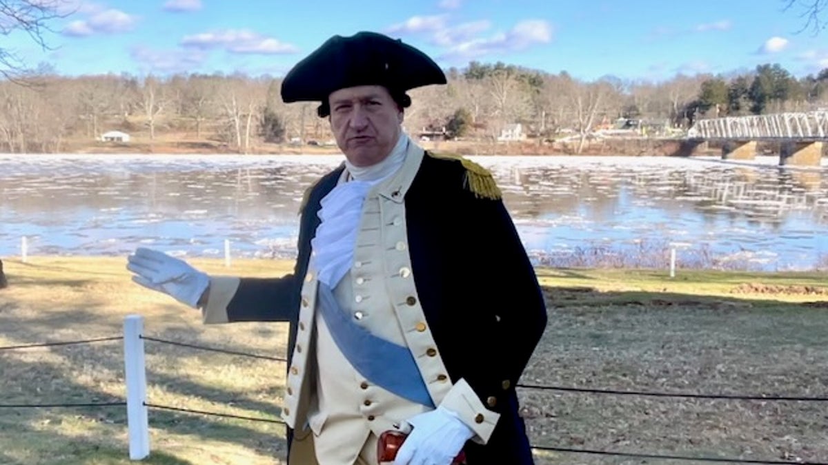 George Washington re-enactor