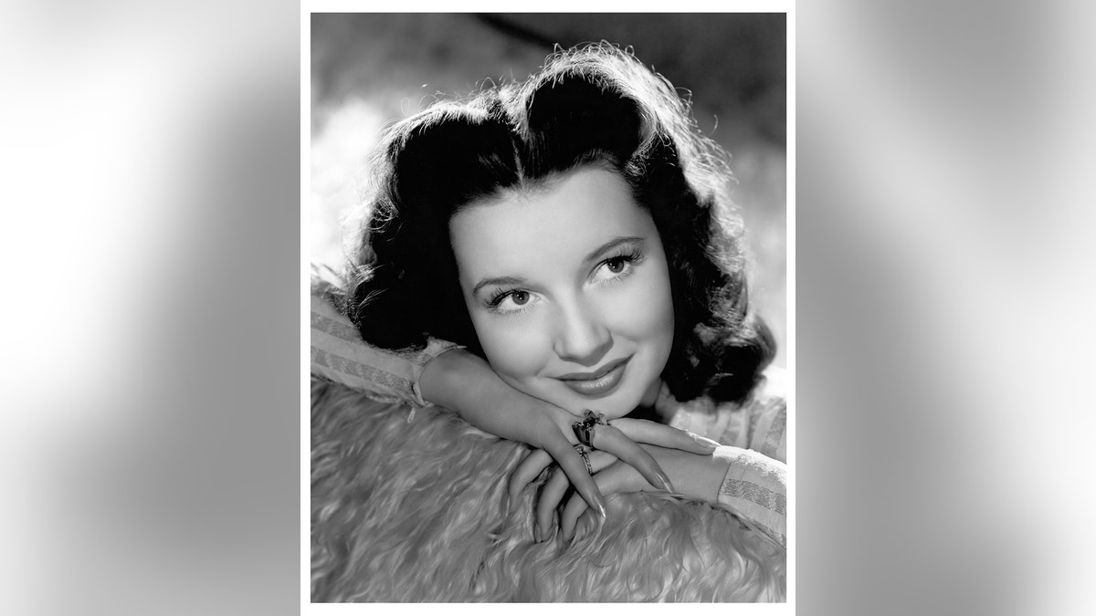 Cora Sue Collins posing in a publicity shot as an older actress