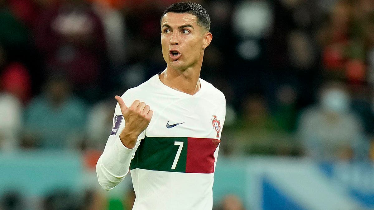Cristiano Ronaldo points
