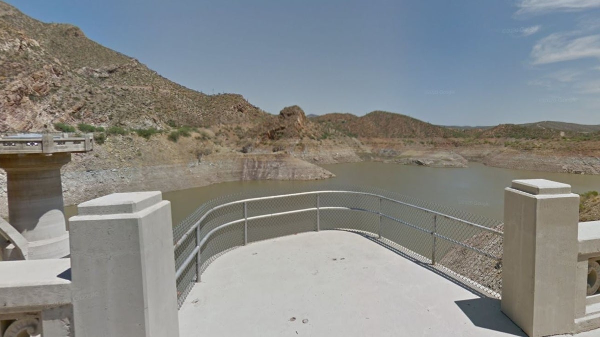 The Coolidge Dam over the Gila River