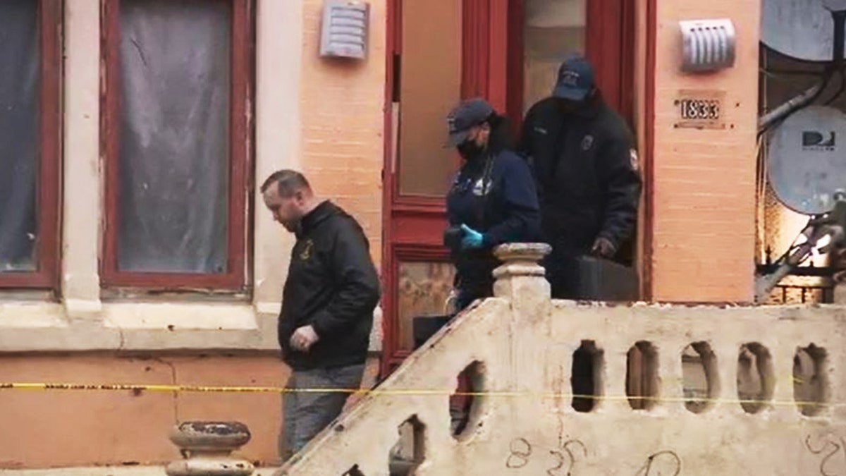 The building where three were shot in a home invasion
