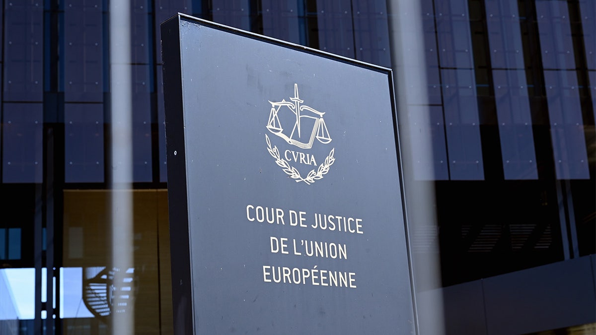 European Court of Justice sign