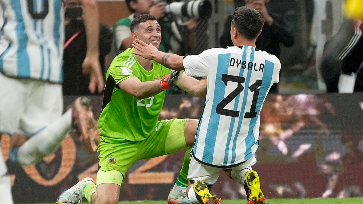 Argentina's Emiliano Martinez raises eyebrows with racy gesture after  winning Golden Glove