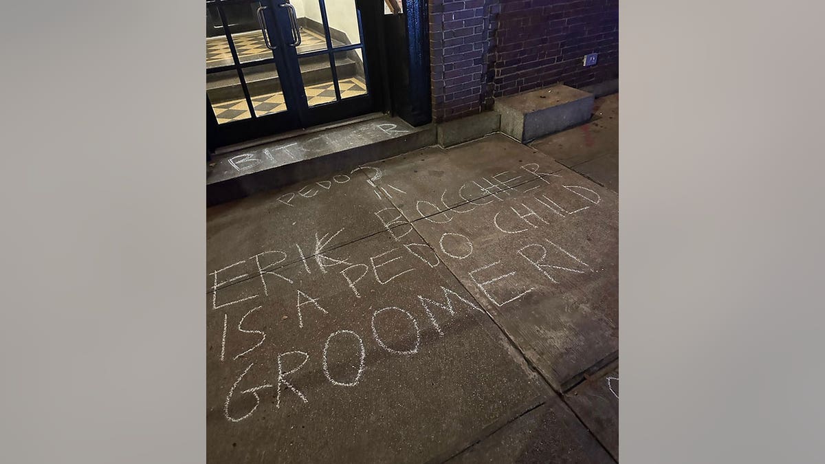  Erik Bottcher groomer vandalism message