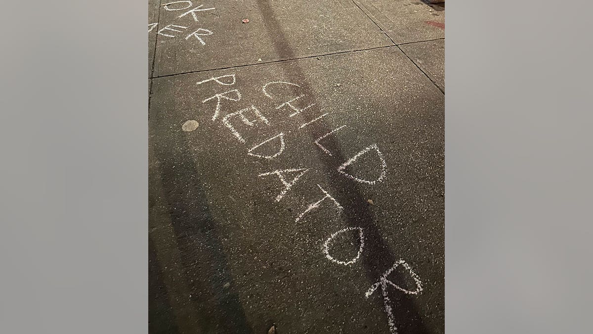 Erik Bottcher "child predator" vandalism