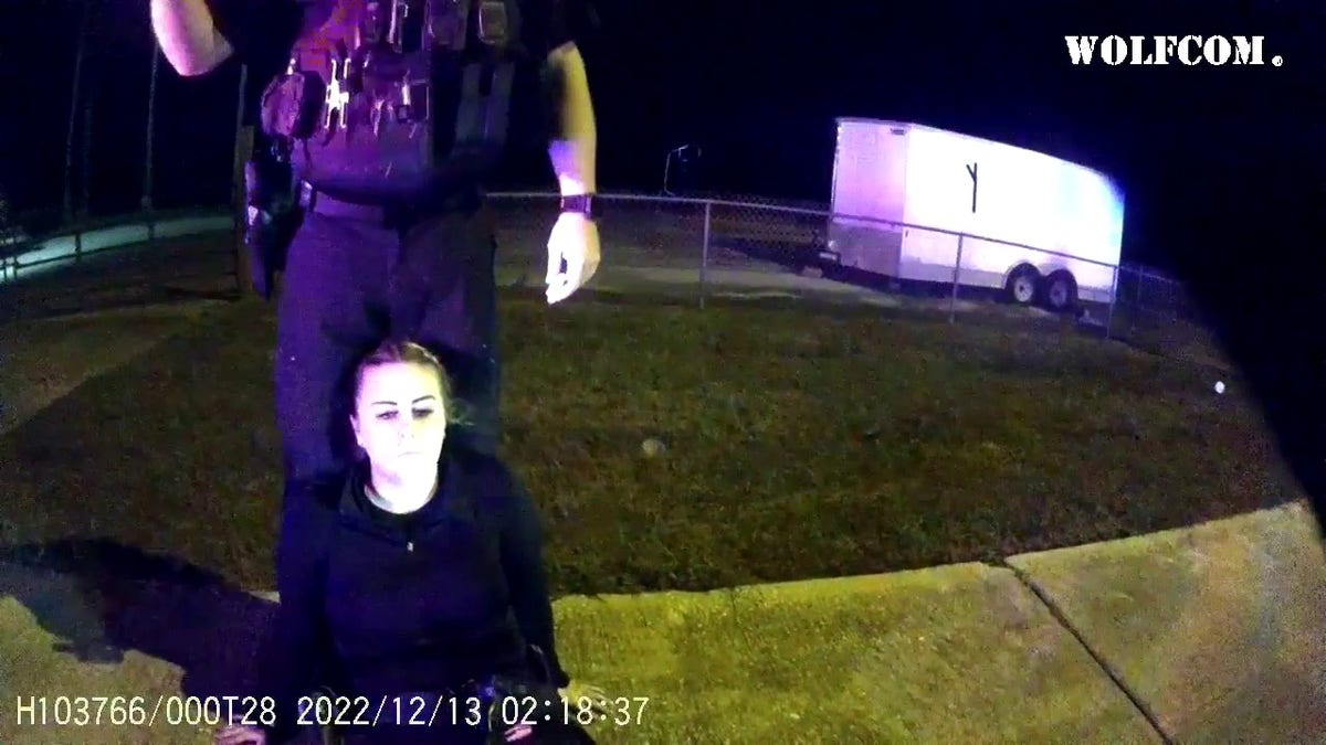 Florida police officer after receiving Narcan