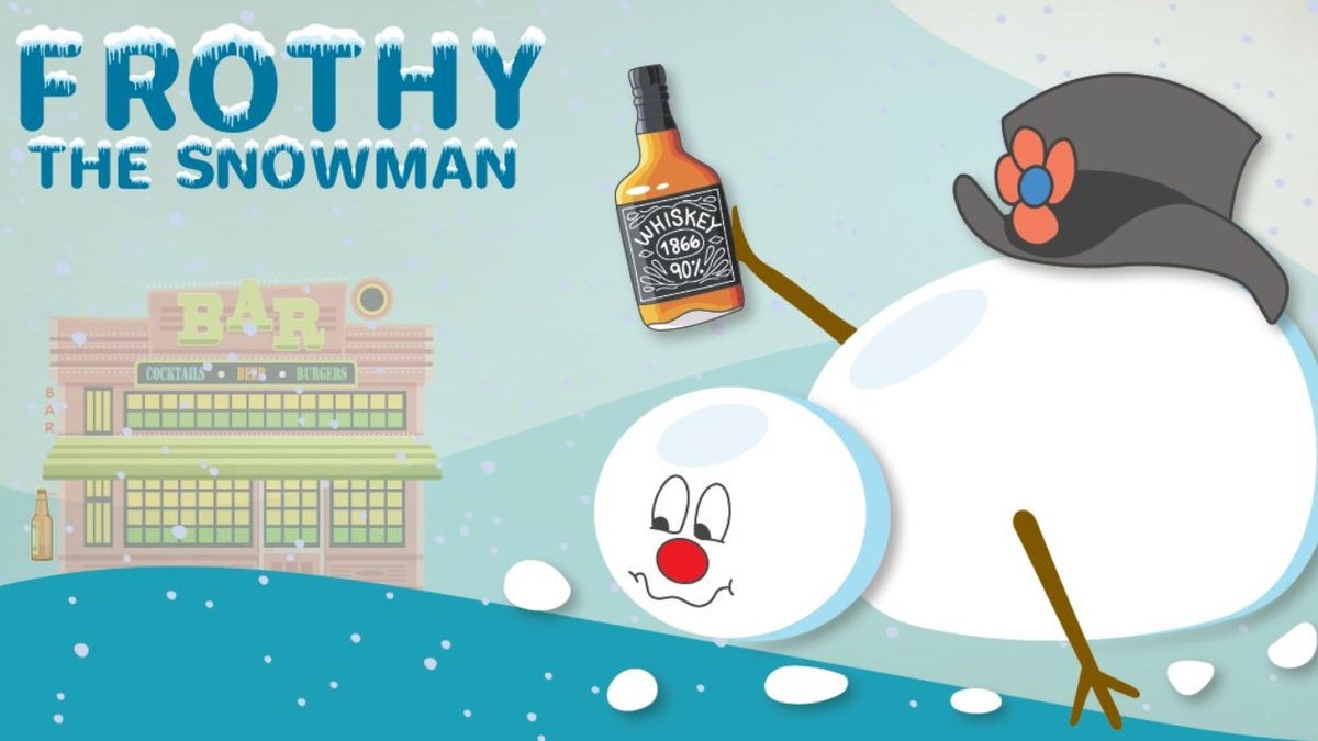 Frothy the snowman promotion