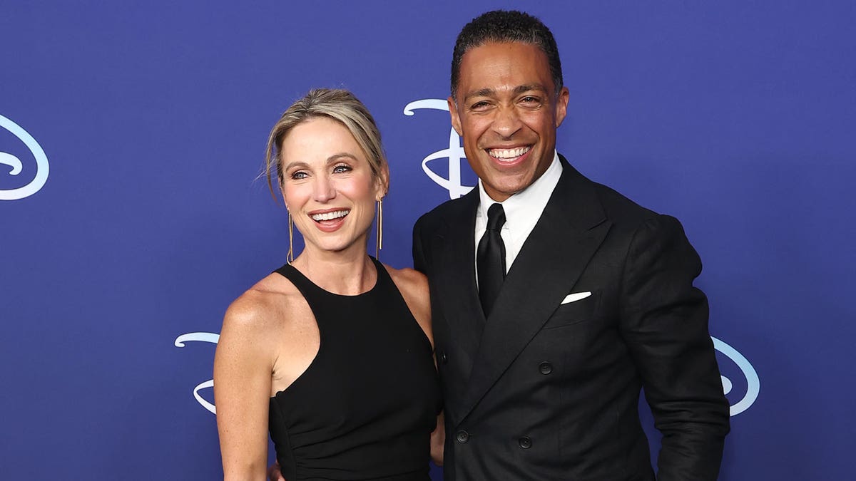 Amy Robach TJ Holmes on red carpet