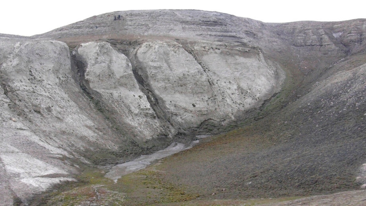 Geological formations at Kap Kobenhavn, Greenland