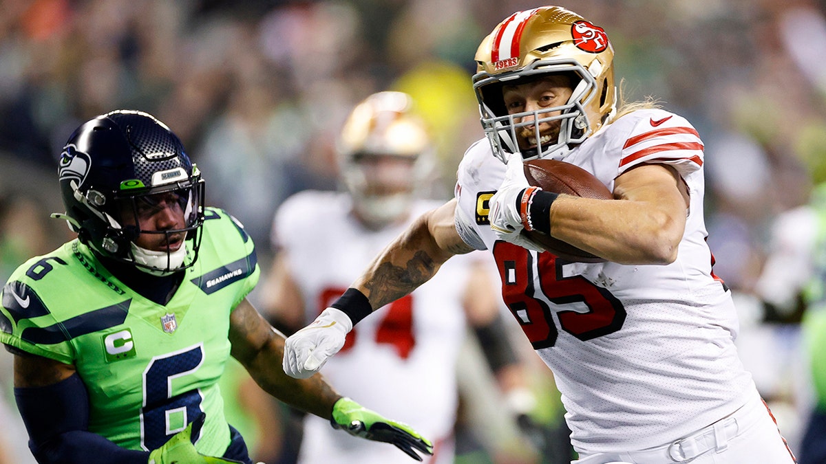 George Kittle Wore a Signed Jimmy Garoppolo T-Shirt After NFC Win