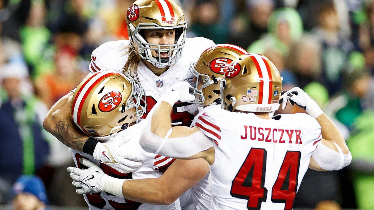 49ers' George Kittle wears famous Jimmy Garoppolo on his shirt after win  over Seahawks