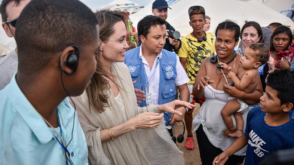 Angelina Jolie in Colombia