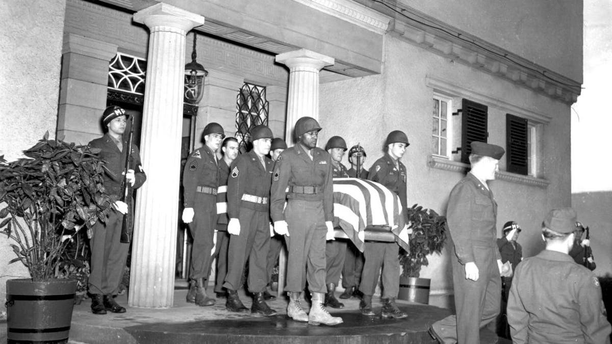 General Patton casket