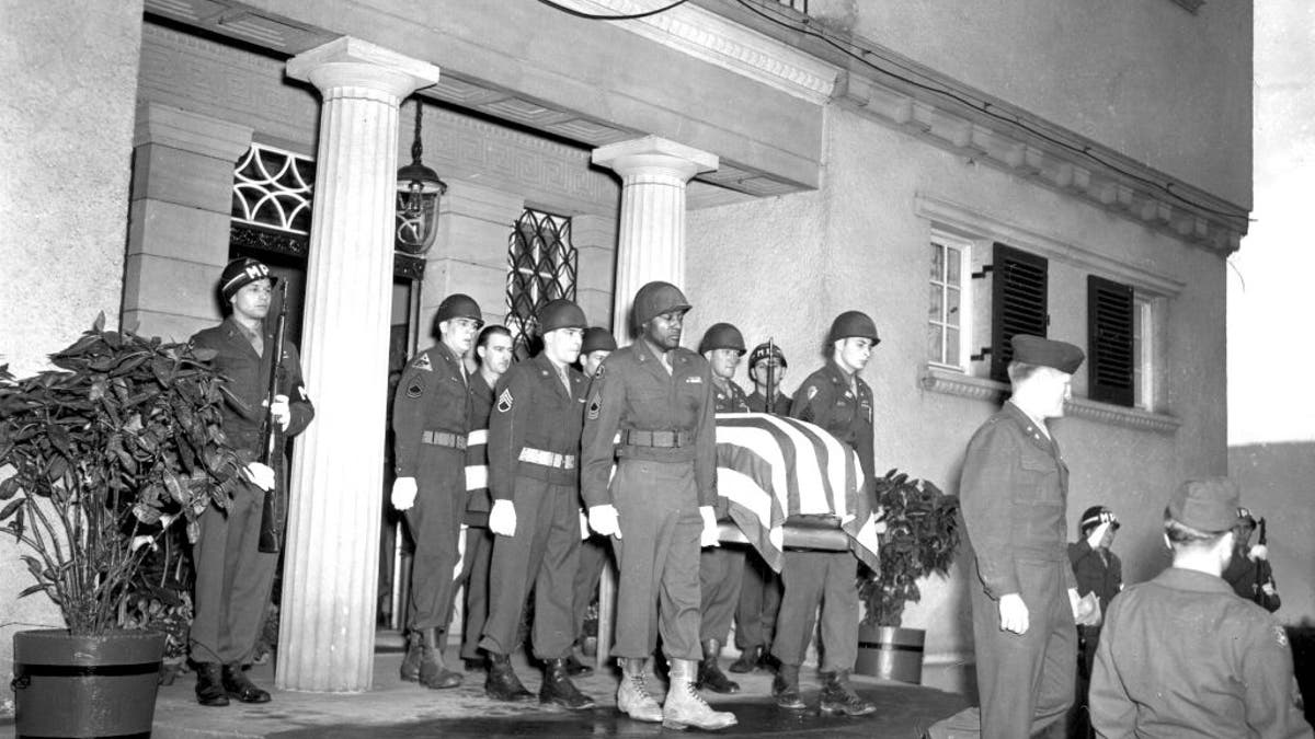 General Patton casket