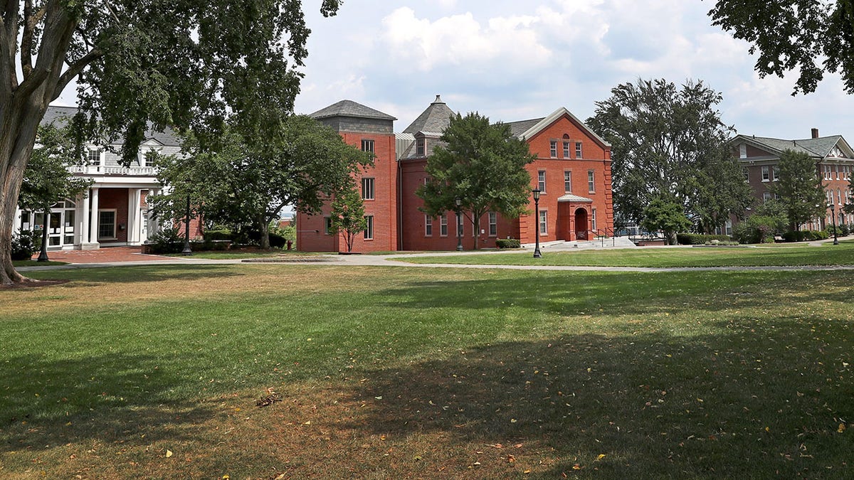 Tufts green and buildings on campus