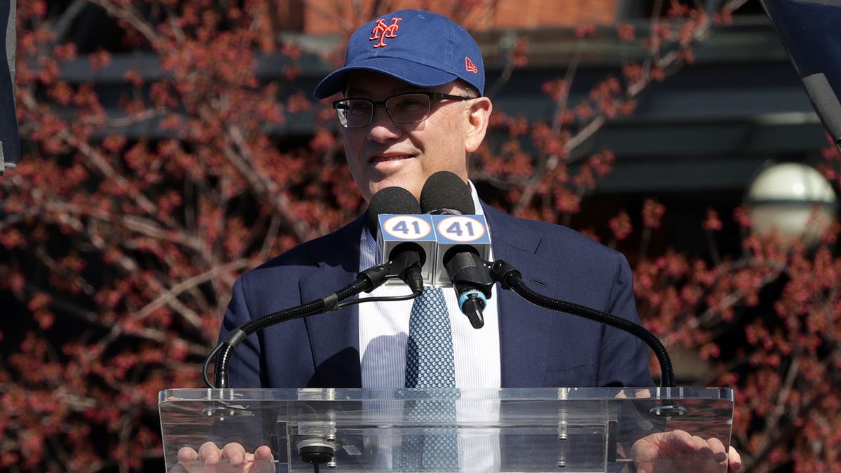 Mets to pay record-shattering $100 million luxury tax thanks to sky-high payroll: report 1 Mets owner Steve Cohen speaks to a crowd
