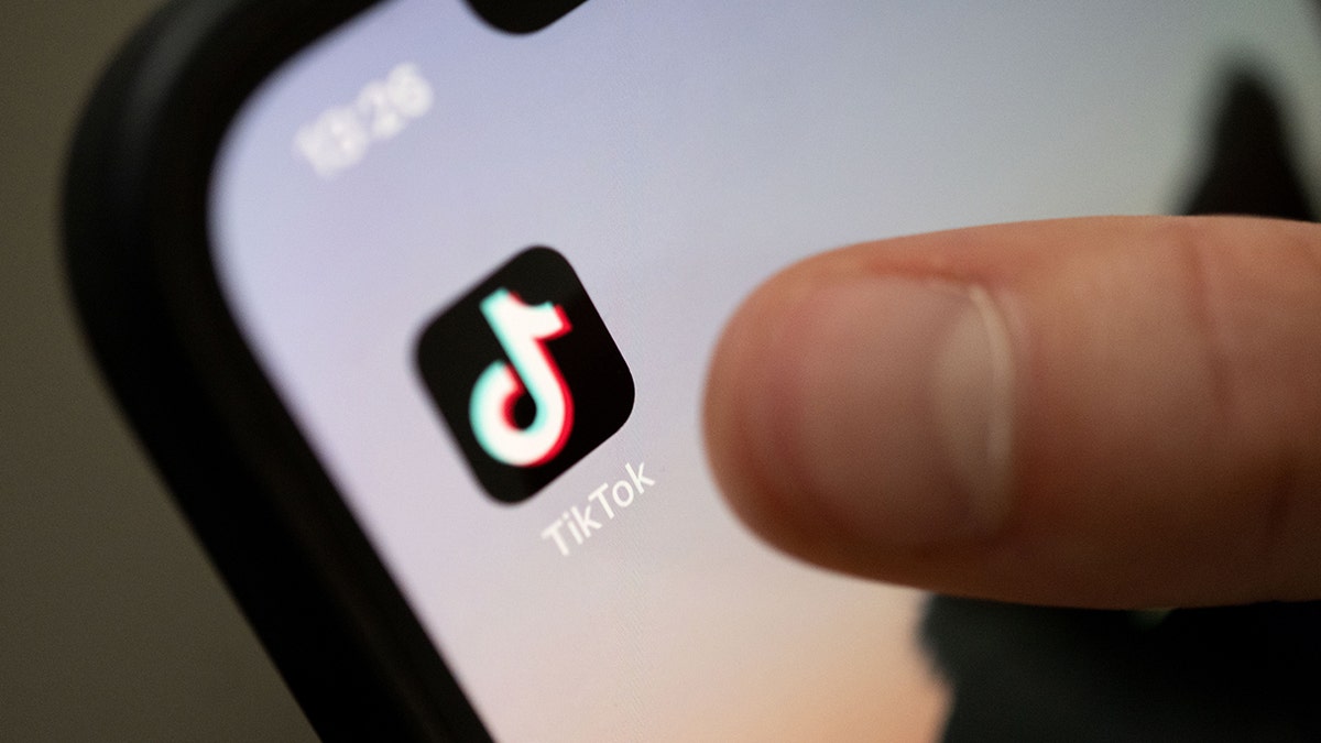 A photo of the TikTok app on a phone