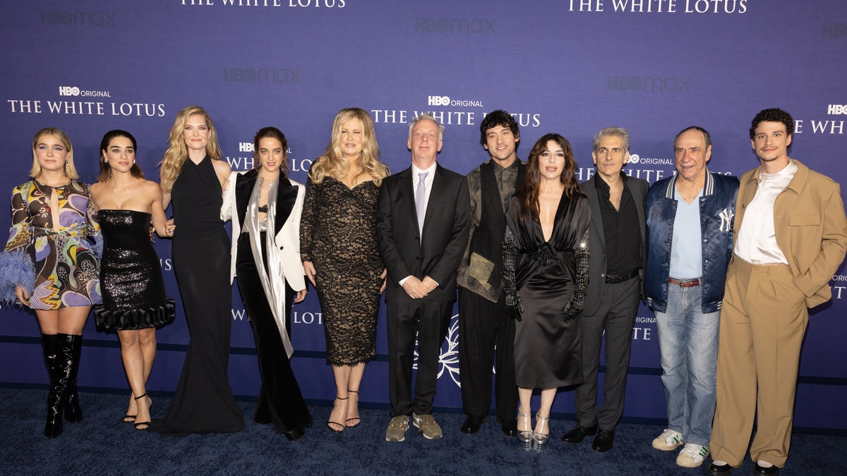 The White Lotus cast at premiere