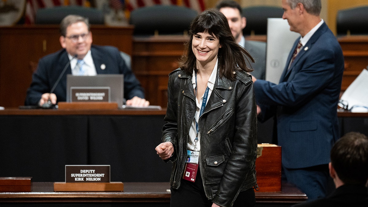Marie Gluesenkamp Perez in the House chamber