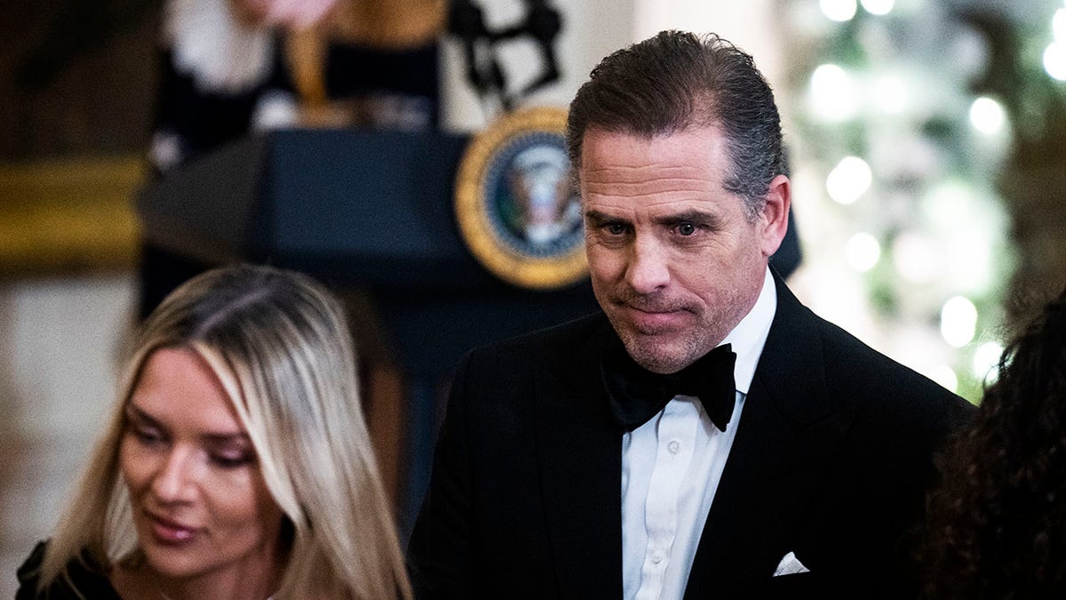 Hunter Biden and wife in East Room