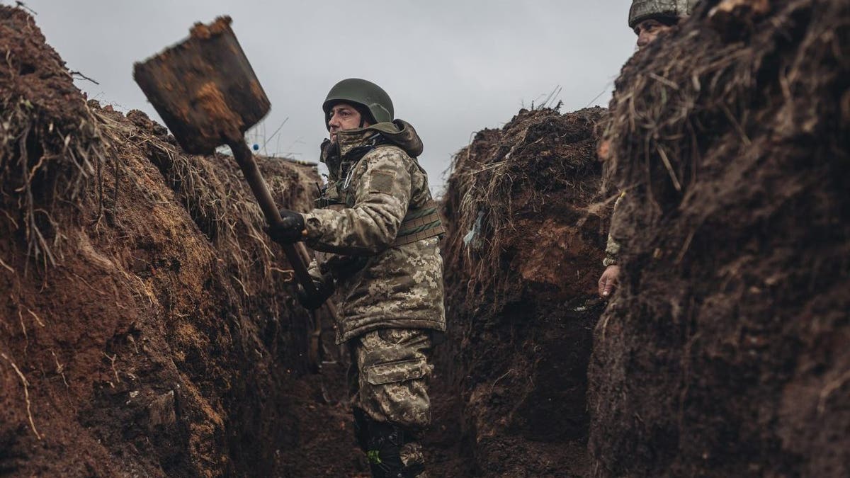 Bakhmut trenches