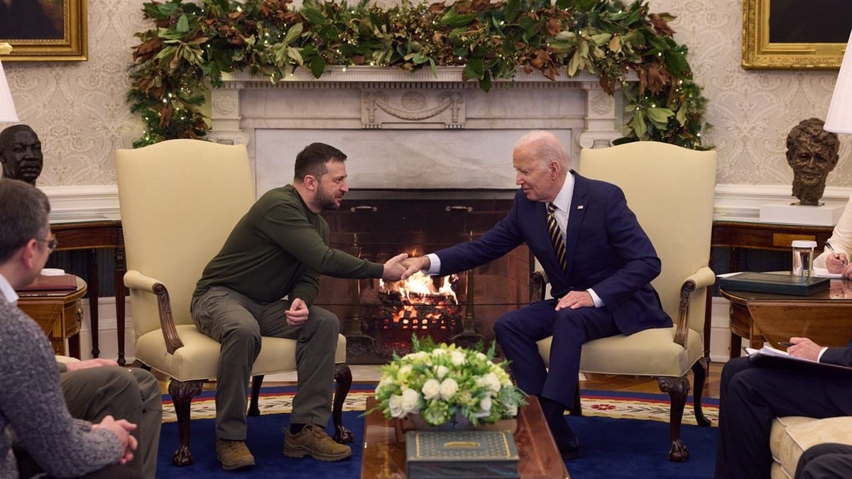 Zelenskyy and Biden at White House