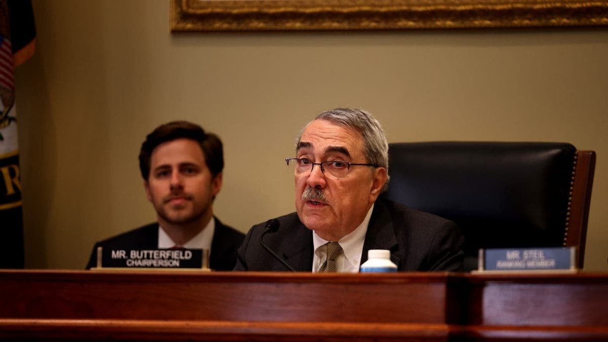 Chairman G.K. Butterfield, D-N.C., speaks during a hearing with the House Administration subcommittee on Elections in Washington, D.C., on June 24, 2021.