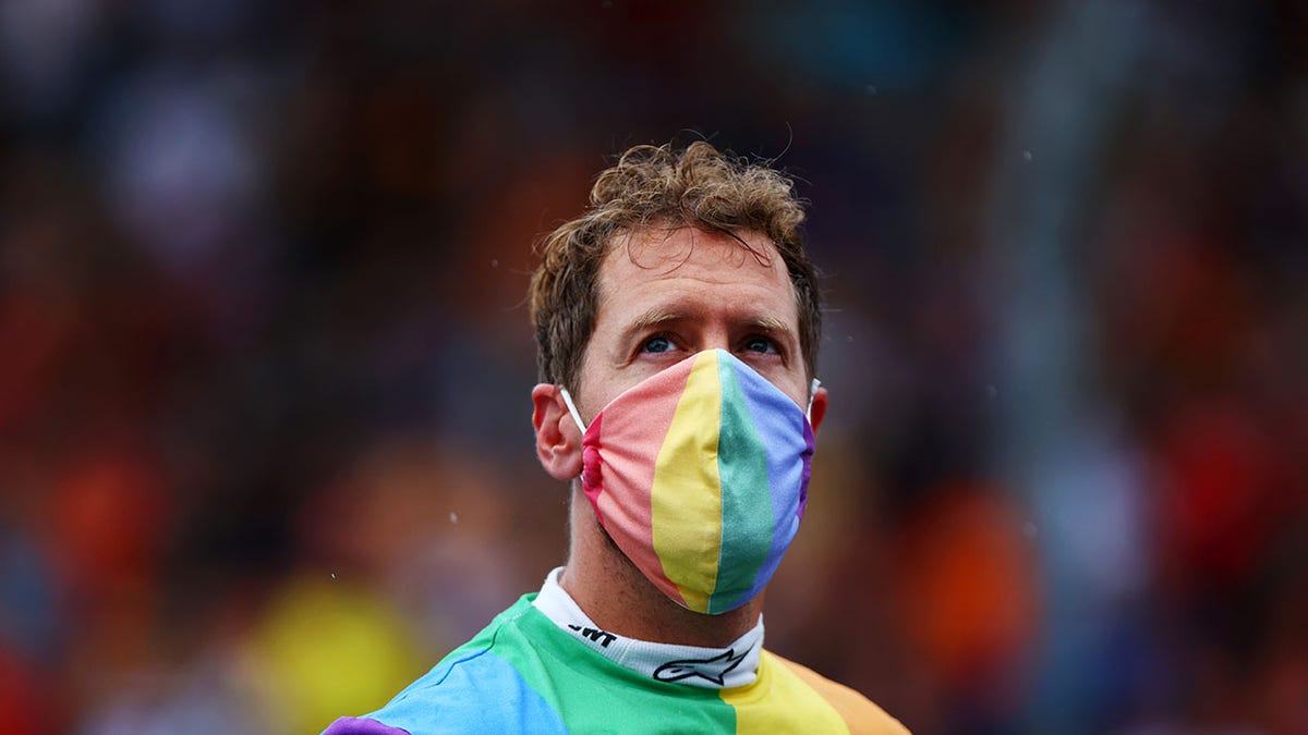 Sebastian Vettel at the F1 Grand Prix of Hungary