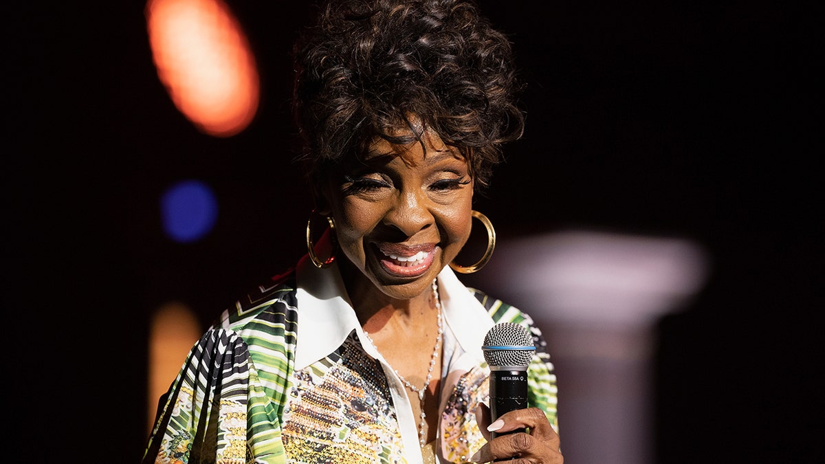 Gladys Knight performing in London