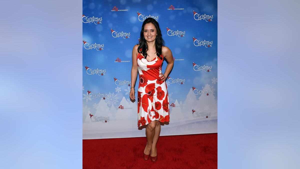 Danica McKellar at ChristmasCon in California