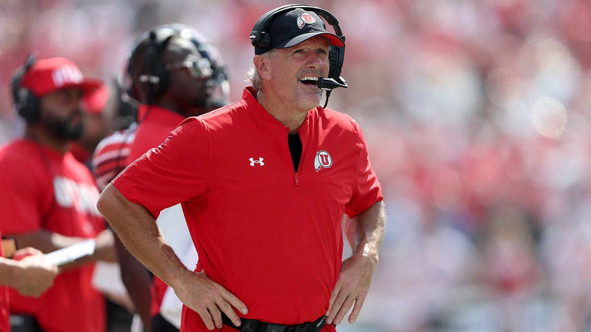 Utah head coach Kyle Whittingham against UCLA