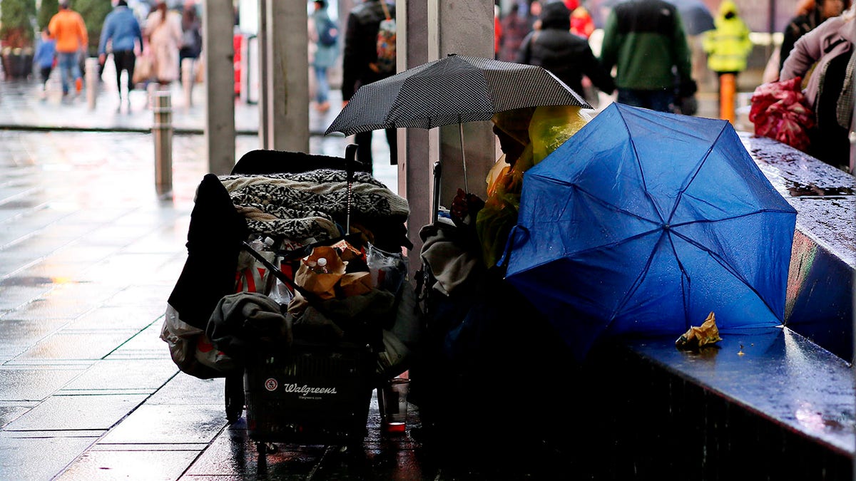 Times Square homeless