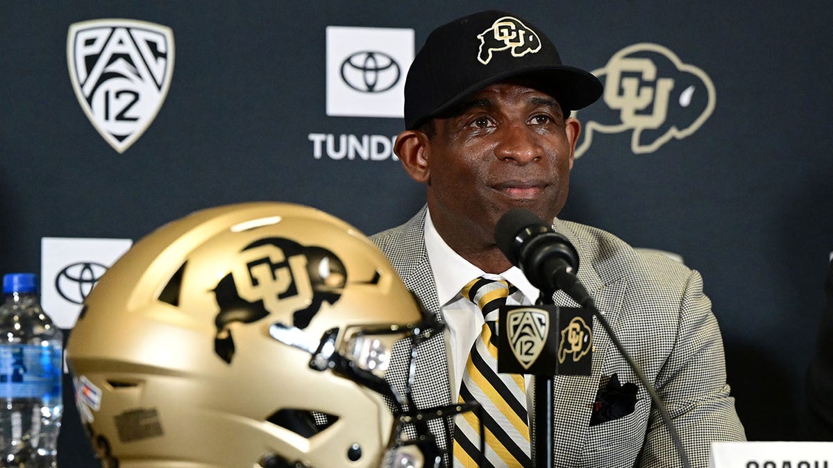 Deion Sanders is introduced as head coach of Colorado