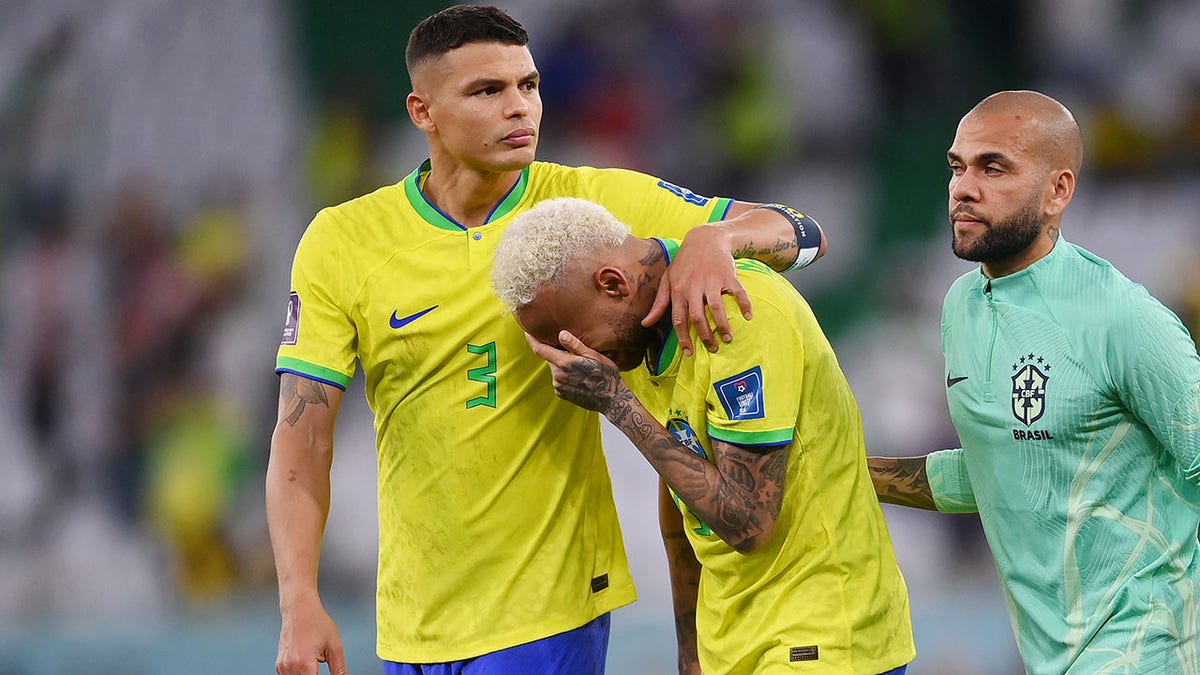 Neymar emotional after loss to Croatia 