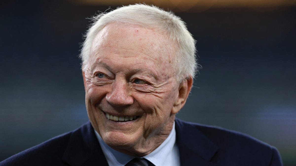 Jerry Jones prior to a game against the Texans