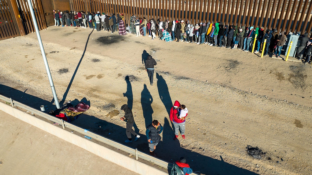 Migrants in El Paso