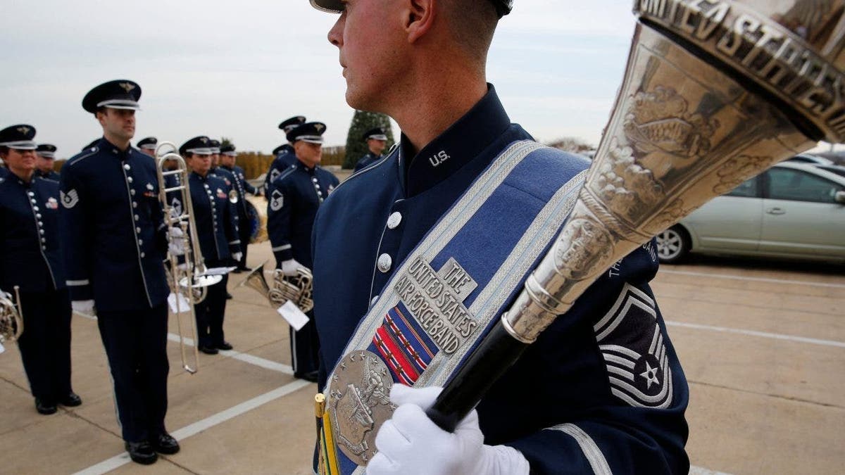 US Air Force band prepares