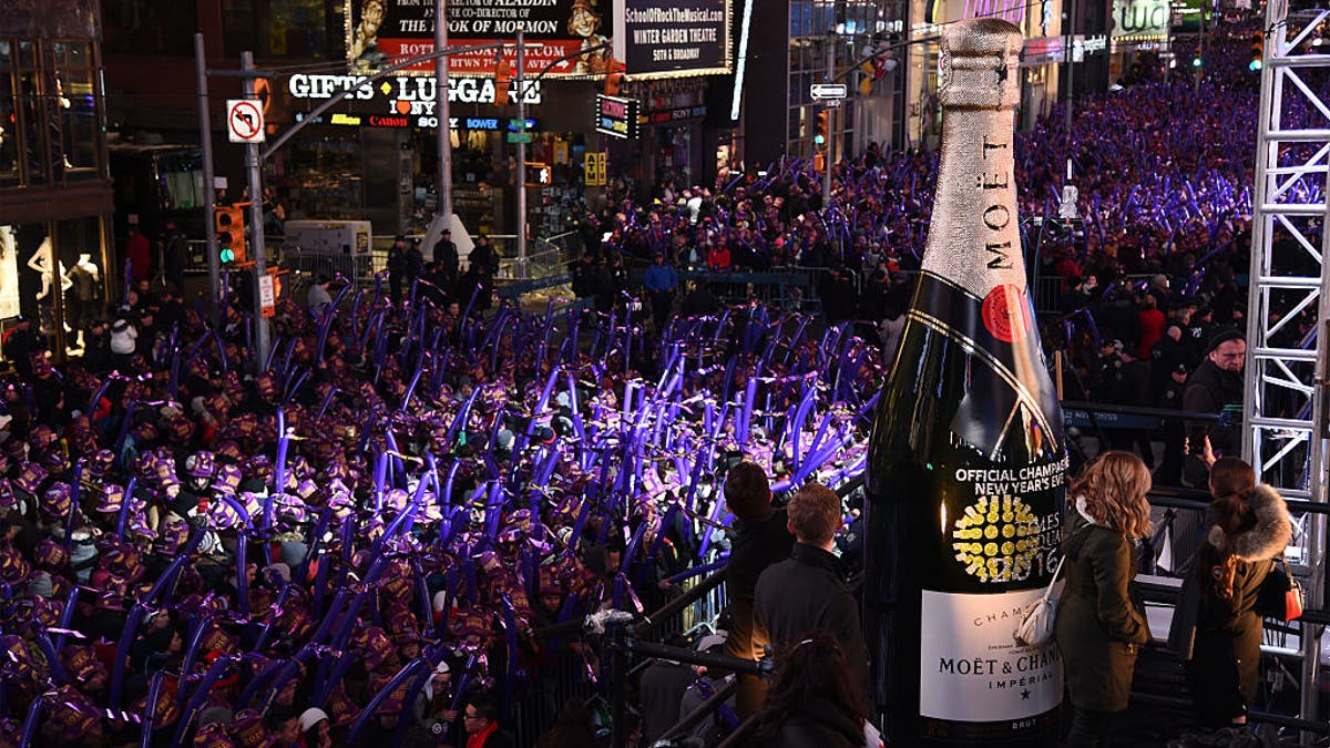 Champagne on New Year's Eve