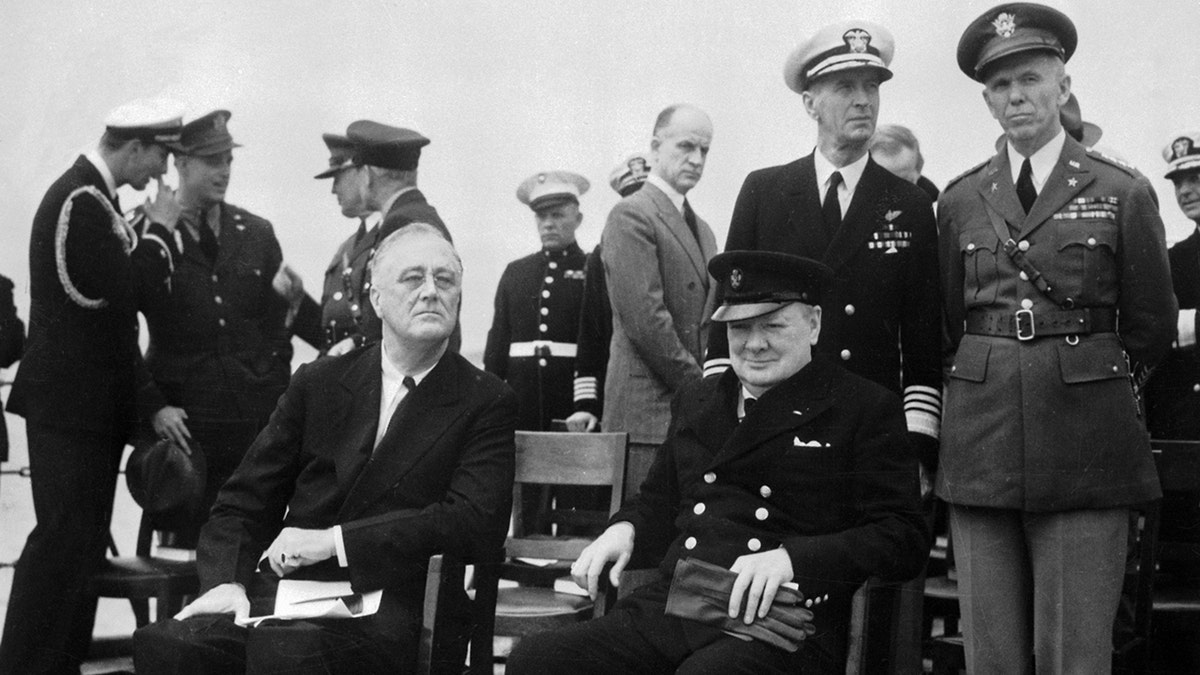 truman, churchill and marshall