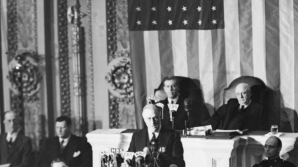 FDR speaks about Pearl Harbor