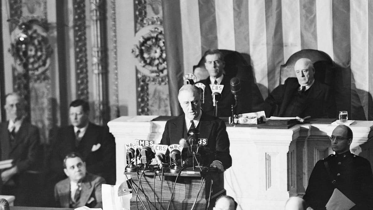 FDR speaks about Pearl Harbor