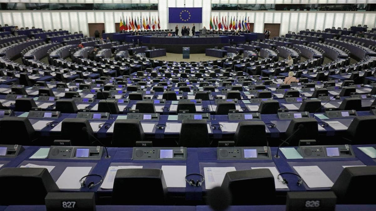 A general view of the inside the European Parliament on May 12, 2016, in Strasbourg, France. 