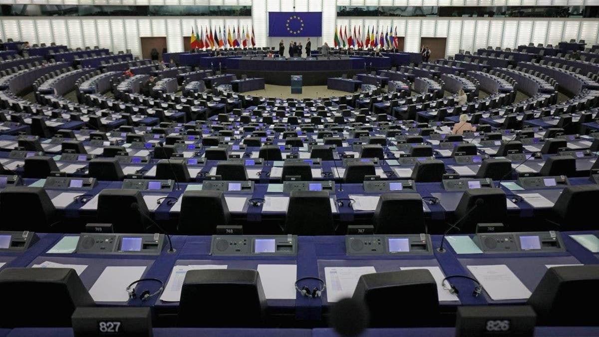 A general view of the inside the European Parliament on May 12, 2016, in Strasbourg, France.