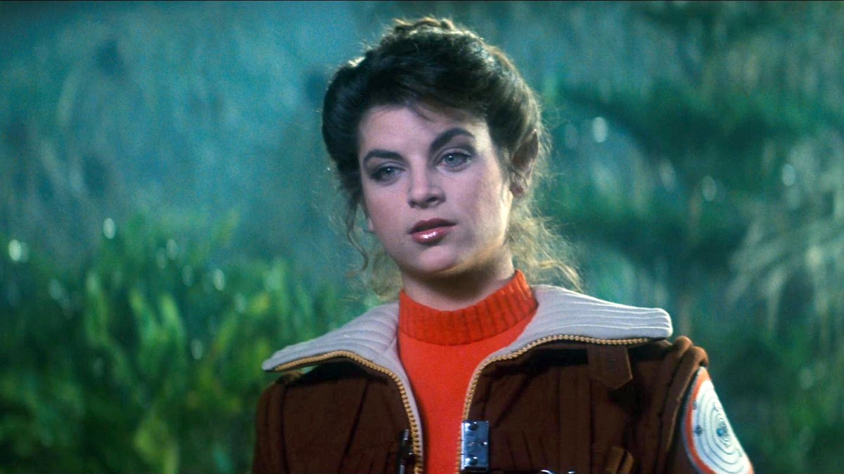 Kirstie Alley in "Star Trek."
